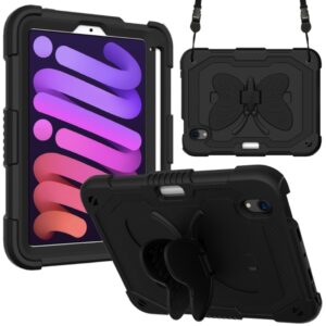 Etui Case do iPad Mini 6 2021 8.3 cala pokrowiec z podstawką motyl czarny