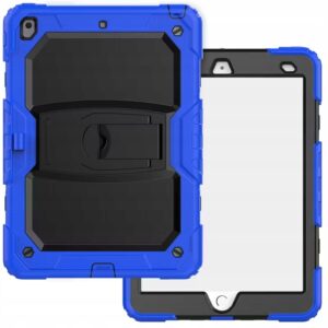 Etui Case Obudowa Ochronna do Tabletu iPad 2019/2020 10.2 Czarny Niebieski