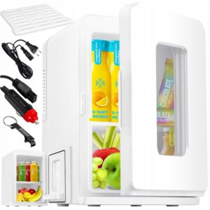 Mini lodówka KESSER 2w1 15L Funkcja chłodzenia i grzania BIAŁA 220 wolt