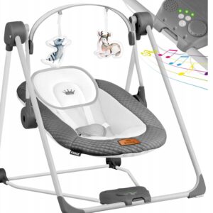 Leżaczek Bujaczek Huśtawka Elektryczna dla niemowląt Składana Kidiz