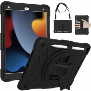Etui Obudowa Case Pokrowiec na Tablet iPad 8/7/9 10.2 Czarny