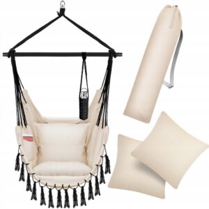 Krzesło wiszące fotel hamak do 150kg Ogrodowe KESSER