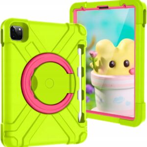 Etui case iPad Pro 11" iPad Air 5/4 10.9" zielony dla dzieci