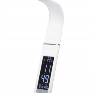 Lampa lampka biurkowa LED Swing Plus biała ładowanie indukcyjne port USB