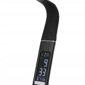 Lampa lampka biurkowa LED Swing Plus czarna ładowanie indukcyjne port USB