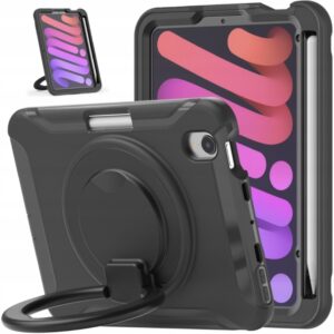 Etui Case do iPad Mini 6 2021 8.3 cala pokrowiec z uchwytem czarny