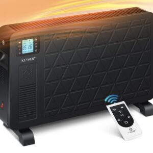 KESSER Grzejnik konwektorowy, 3 poziomy ogrzewania, pilot, termostat