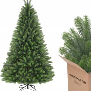 SALCAR Choinka zielona z metalowym stojakiem 1,8 m Jodła Kaukaska Nordmanna