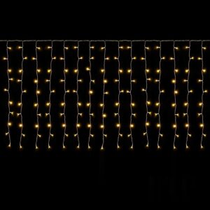 Kurtyna świetlna LED Salcar 3x1m 150 diod LED ciepły biały