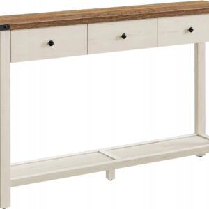 Konsola z szufladami stolik do przedpokoju 120 cm VASAGLE