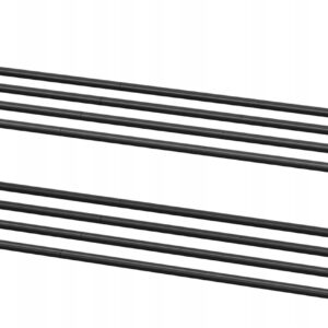 Regał na buty 2 poziomy metalowy 8-10 par czarny 92 cm SONGMICS