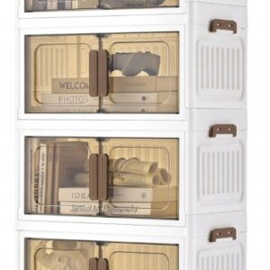 Organizer 4 poziomy 100L na kółkach z pokrywą SONGMICS