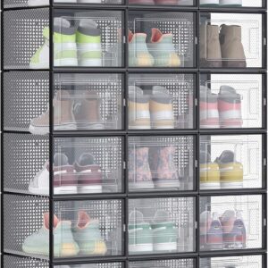 Pudełka na buty 18 szt składane sztaplowane do 46 SONGMICS