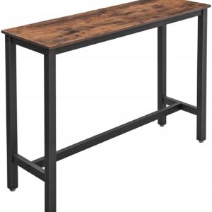 Biurko stolik barowy 120x40x100 industrial vintage VASAGLE