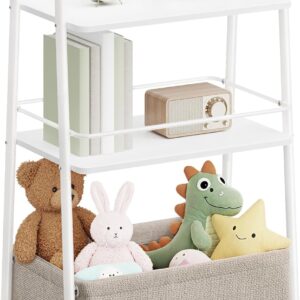 Wózek organizer 3 poziomy na kółkach VASAGLE LILEA biały