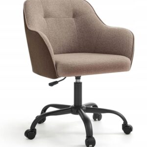 Fotel biurowy obrotowy regulowany z podłokietnikami SONGMICS