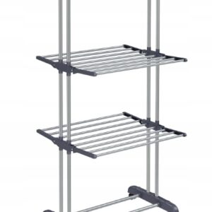 Suszarka na pranie 4-poziomowa składana na kółkach SONGMICS