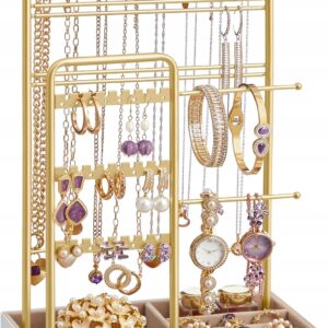 Stojak na biżuterię organizer na kolczyki naszyjniki pierścionki SONGMICS