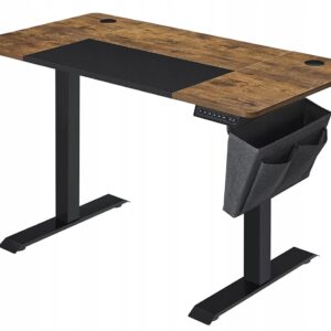 Biurko elektryczne regulowane 120x60 cm stojące SONGMICS