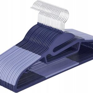 Wieszaki plastikowe 20 szt 41,5 cm obrotowe antypoślizgowe Songmics