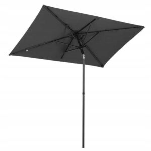 Parasol balkonowy prostokątny 200x125 cm UV50 regulowany szary Sekey
