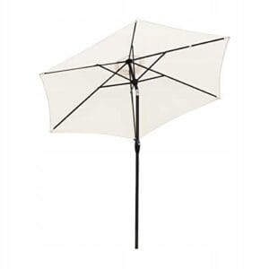 Parasol ogrodowy 270 cm UV50 korba regulacja alu kremowy Sekey
