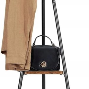 Wieszak stojący loft z półkami industrialny na ubrania VASAGLE