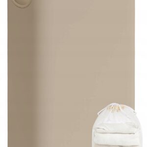 Kosz na pranie slim 65L wąski składany z pokrywą SONGMICS