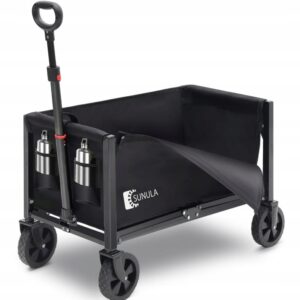 Wózek transportowy składany Sunula 160L 100kg plażowy ogrodowy