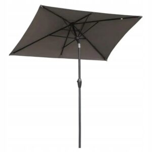 Parasol balkonowy 210x140 cm aluminiowy UV50 z korbką cappucino Sekey
