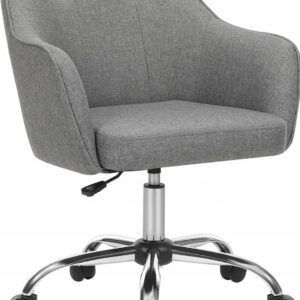 Fotel biurowy ergonomiczny obrotowy regulowany szary 110 kg SONGMICS