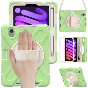 Etui Obudowa Pokrowiec na Tablet iPad Mini 6 8.3 Pancerny Zielony