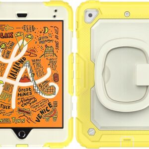 Etui Case do iPad Mini 4/5 7.9 cala pokrowiec z uchwytem żółty