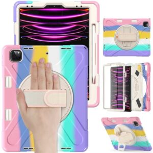 Etui case obudowa do iPad Pro 12.9 2022/2021/2020/2018 Kolorowy