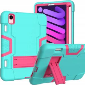 Etui Obudowa Case na Tablet iPad Mini 6 8.3 Pancerny miętowy