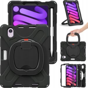 Etui Obudowa Pokrowiec na Tablet iPad Mini 6 8.3 Pancerny Czarny