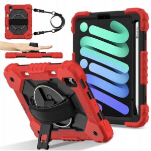 Etui Obudowa Pokrowiec na Tablet iPad Mini 6 8.3 Pancerny czerwony