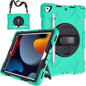Etui Obudowa Case Pokrowiec na Tablet iPad 8/7/9 10.2 Miętowy