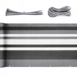 Osłona balkonowa 75x300 HDPE pasy UV wiatroodporna Sekey