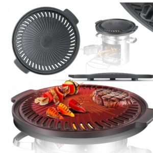 Żeliwna patelnia do grillowania Płyta żeliwna Grill Kesser 36x32 cm