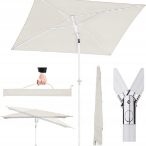 Parasol Sekey ogrodowy 180 x 125 cm UV50+ – regulowany i uchylny
