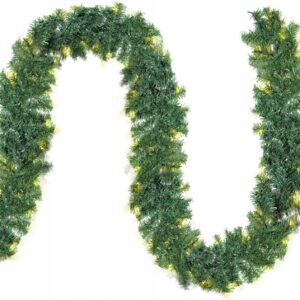 Girlanda ze sztucznej choinki 10m SALCAR bożonarodzeniowa 400 diod LED